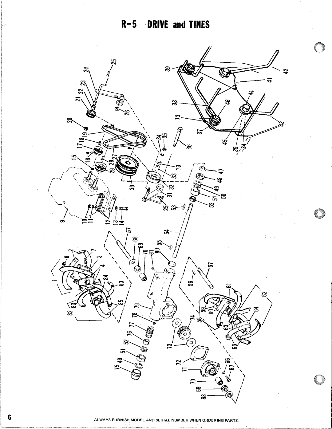 Homelite R-3, R-5 manual 