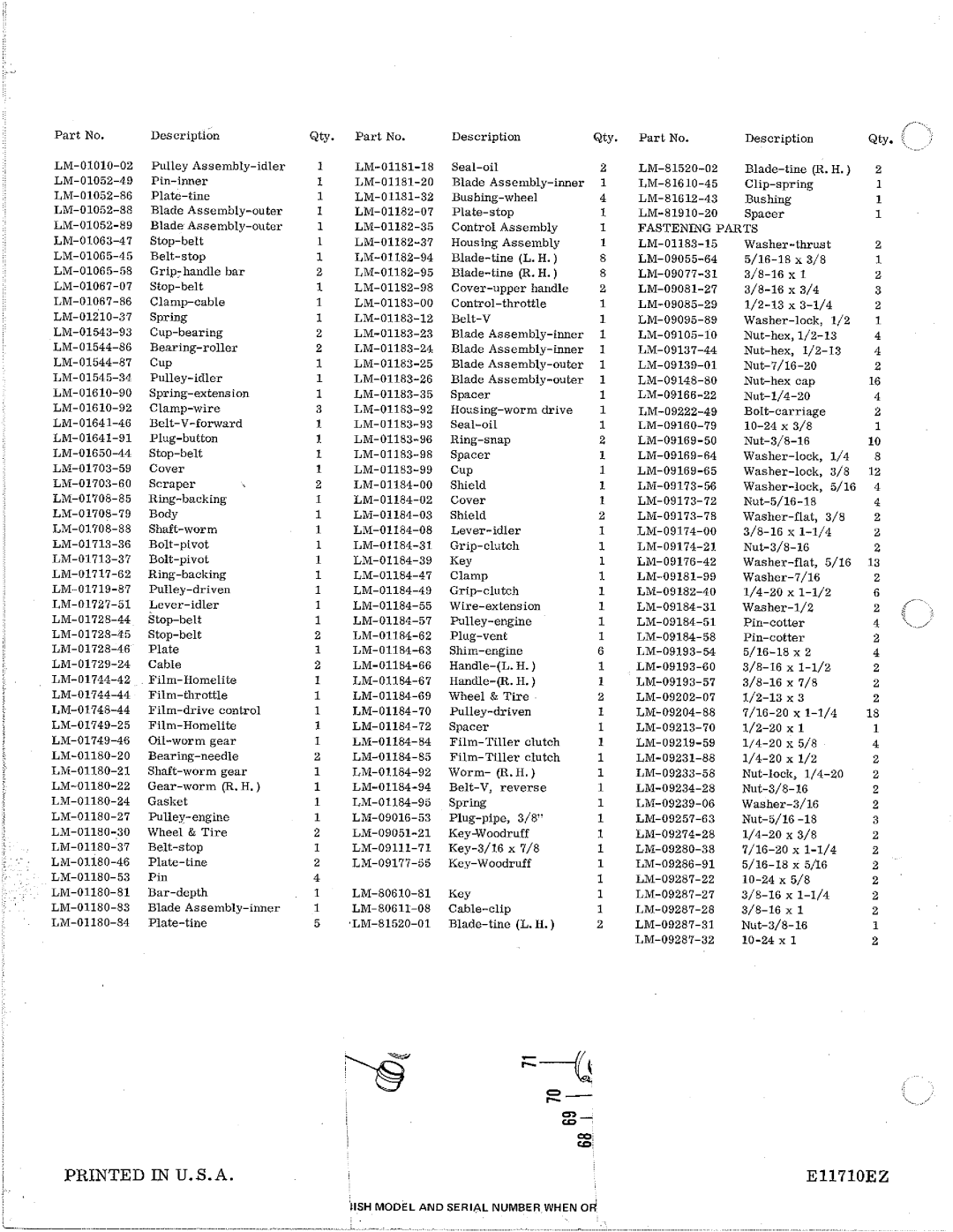 Homelite R-3, R-5 manual 