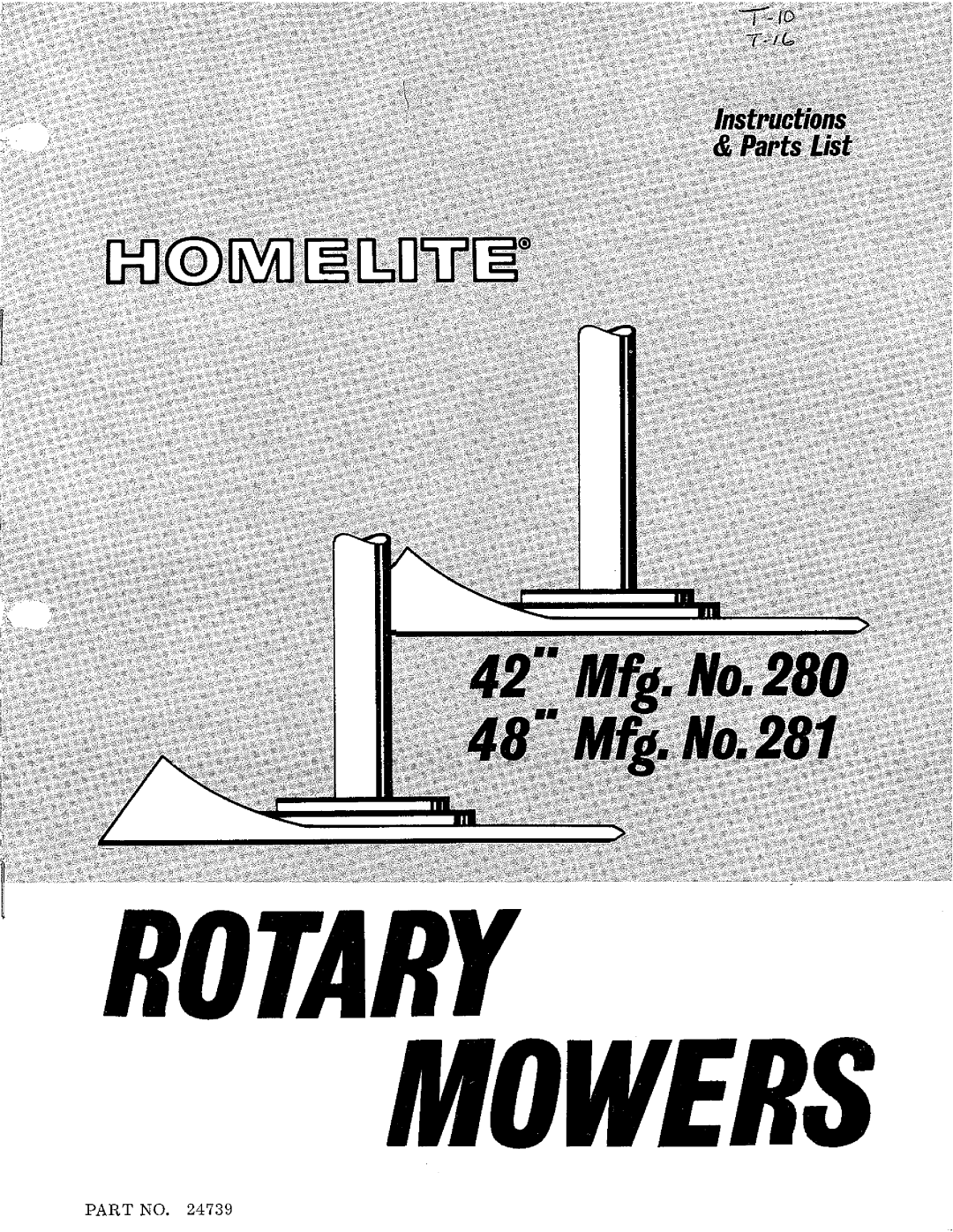 Homelite Rotary Mowers manual 