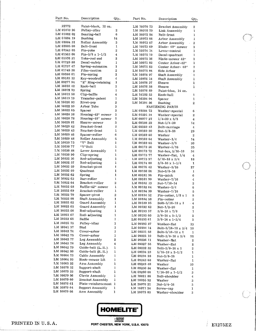 Homelite Rotary Mowers manual 