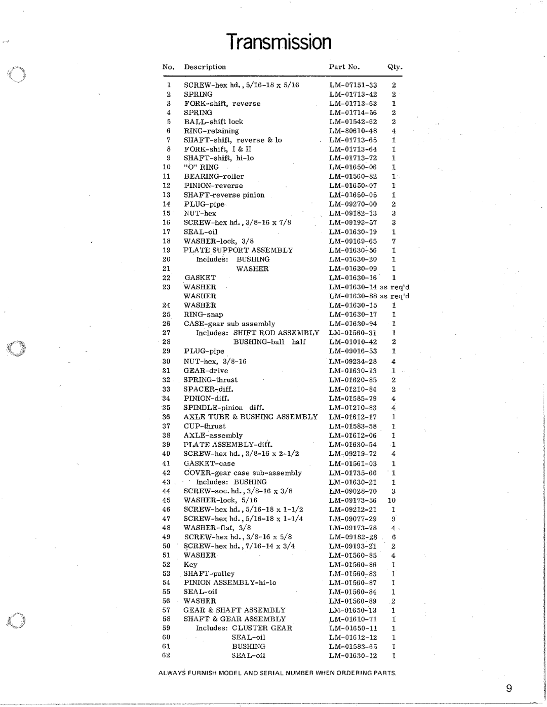 Homelite S-8 manual 