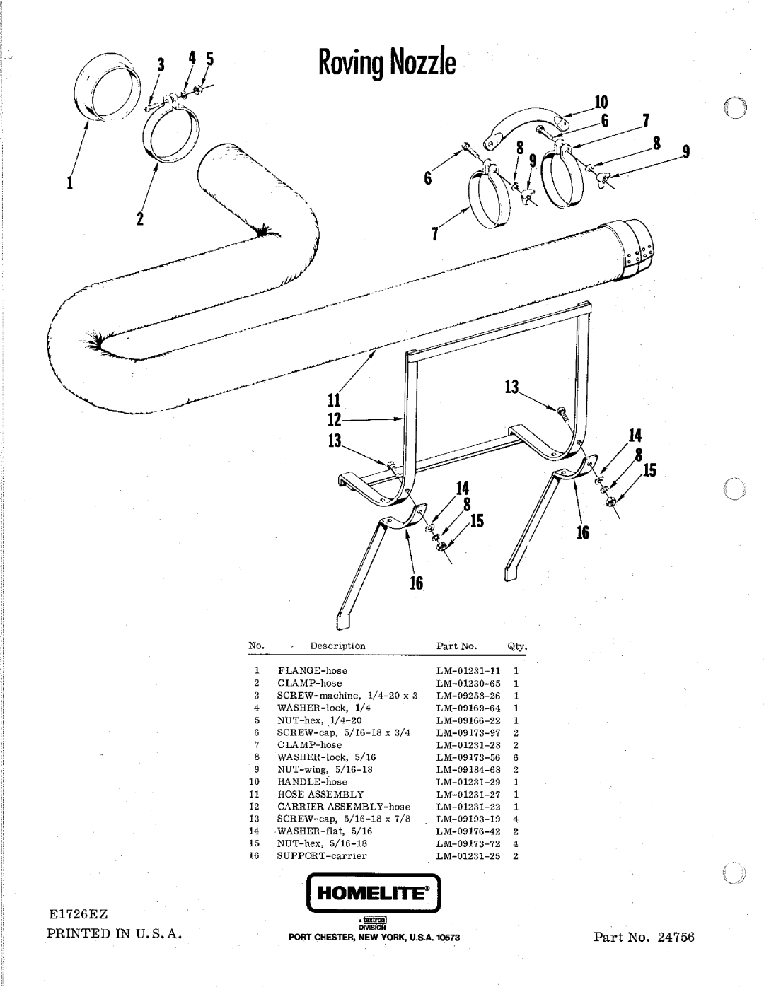 Homelite T-8, T-7 manual 