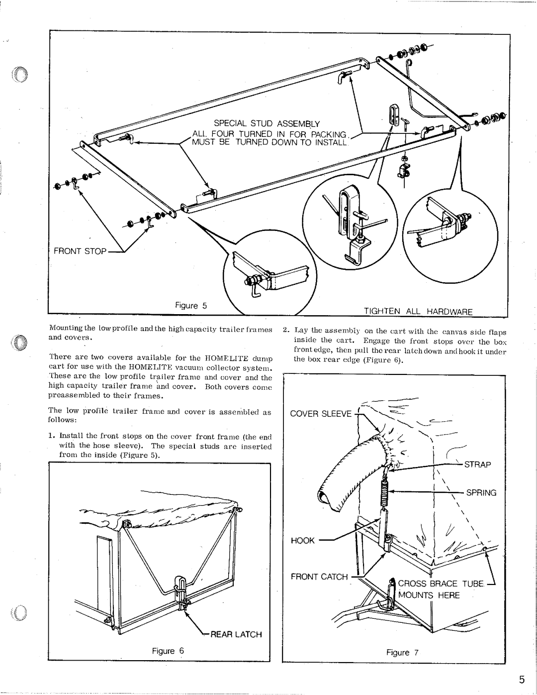 Homelite T-7, T-8 manual 