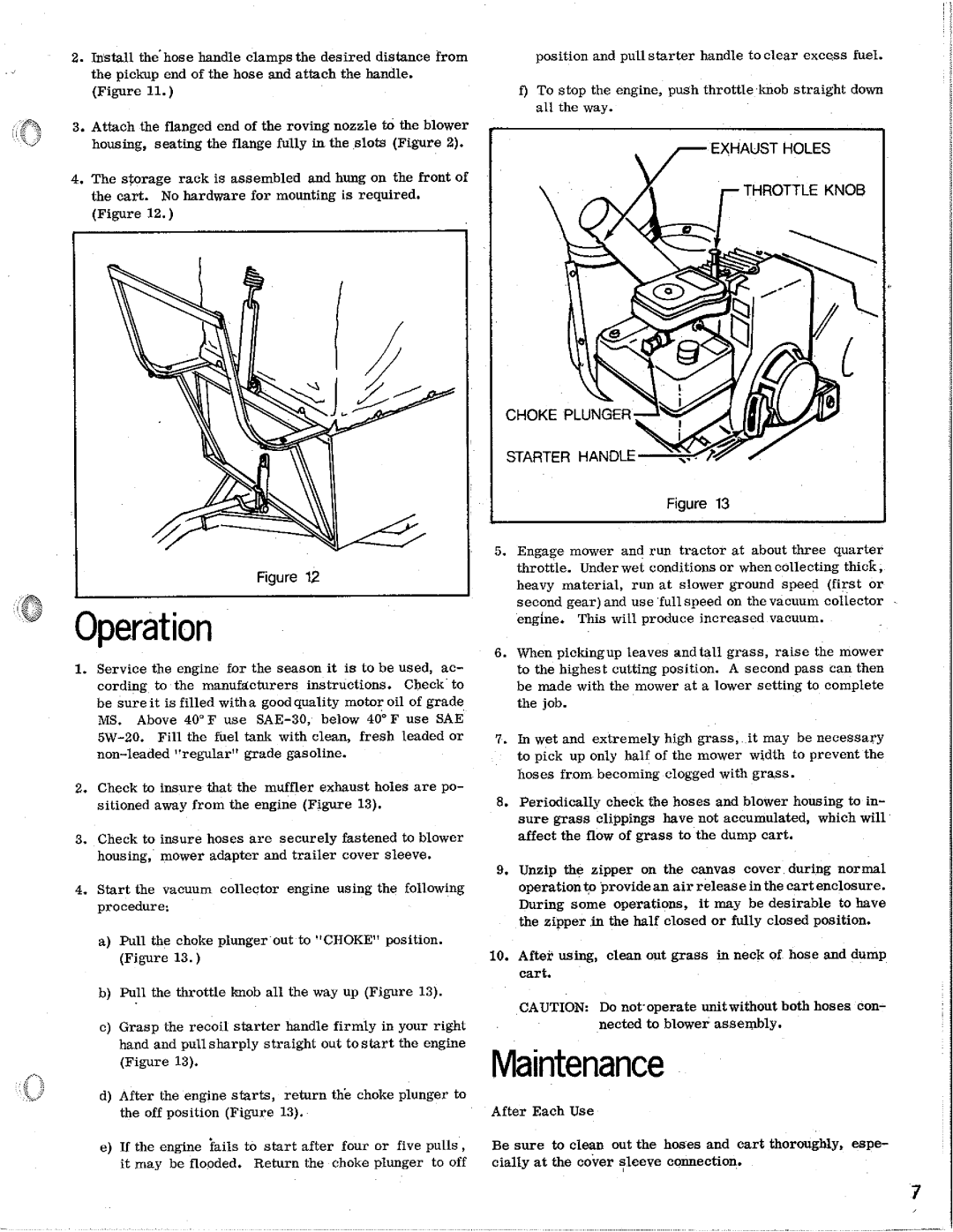 Homelite T-7, T-8 manual 