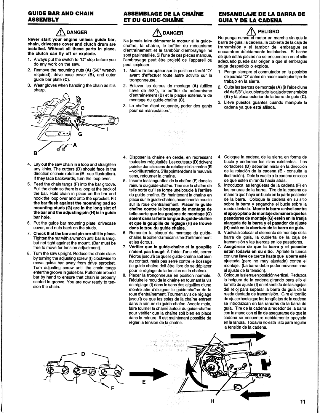 Homelite UH10817, UH10818 manual 