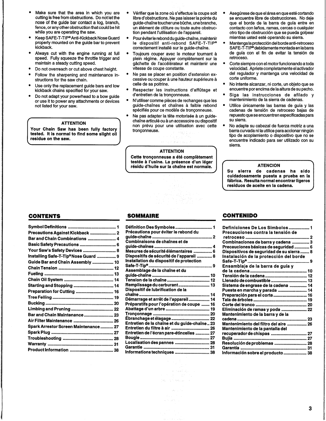 Homelite UH10817, UH10818 manual 