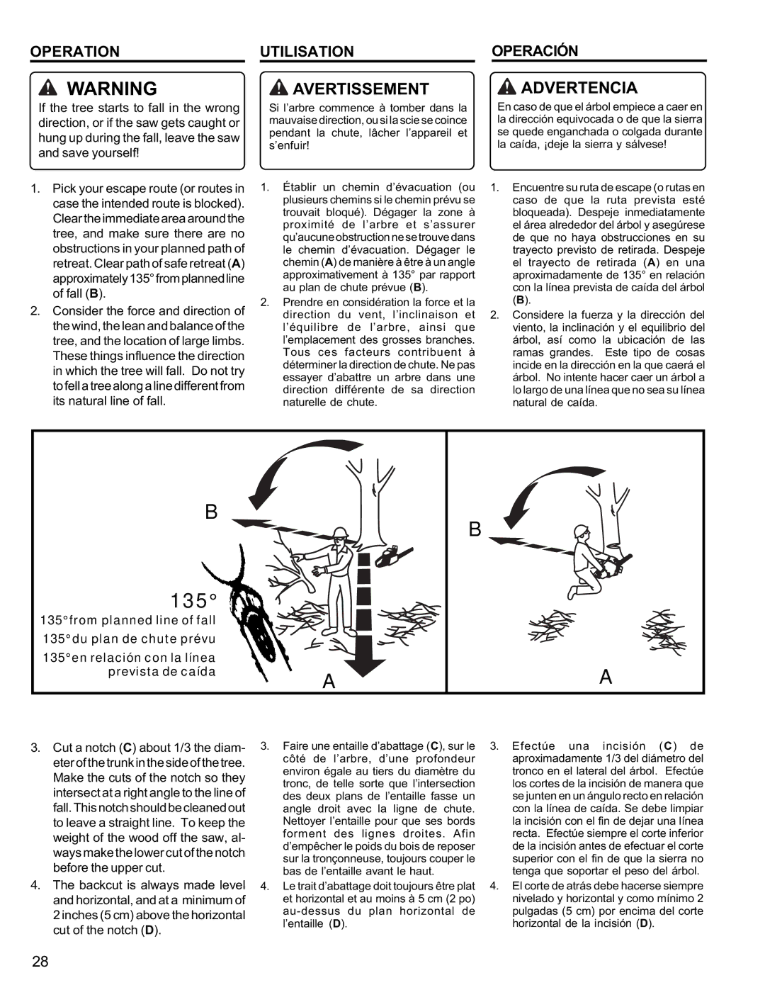 Homelite UT10946 manual 135 