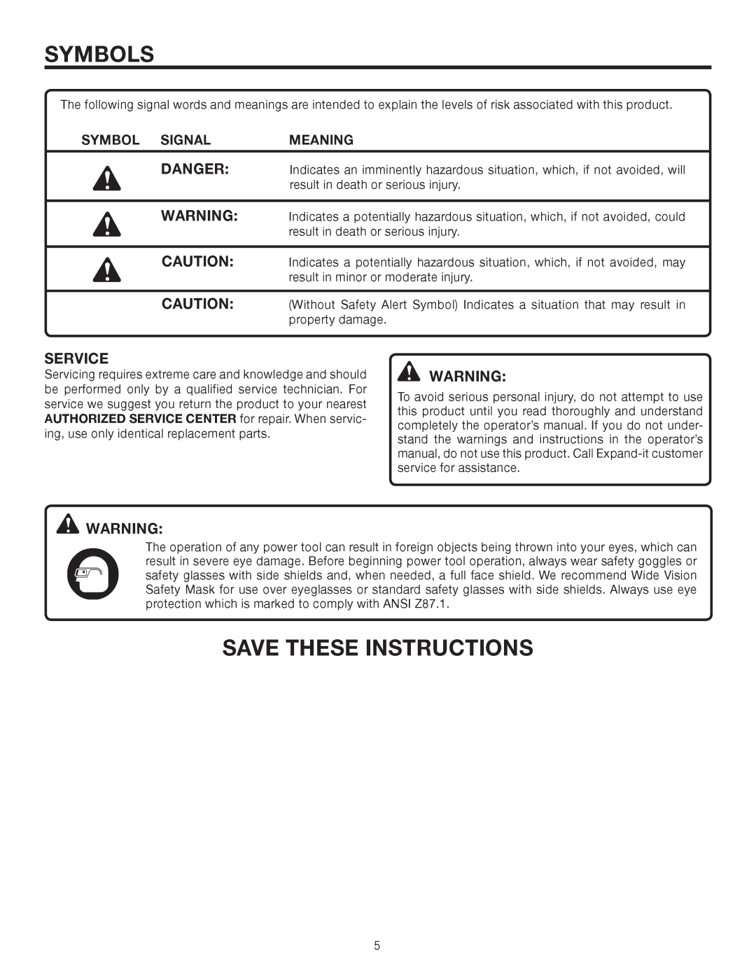 Homelite UT15522F manual Service 