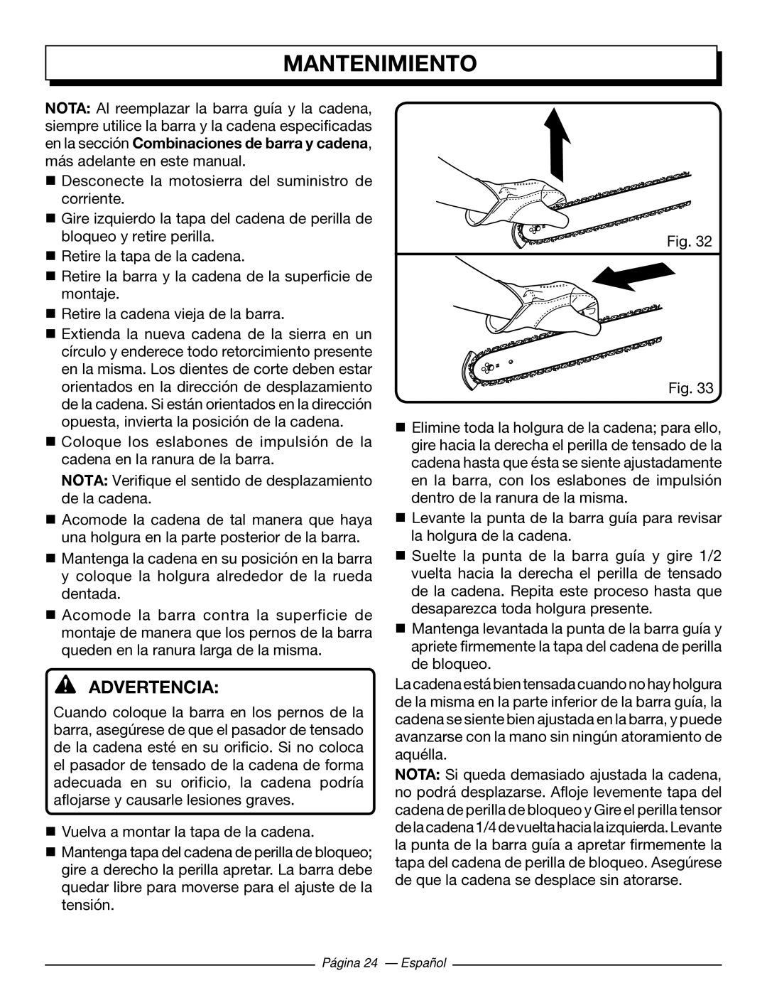 Homelite UT43103 manuel dutilisation Página 24 Español 