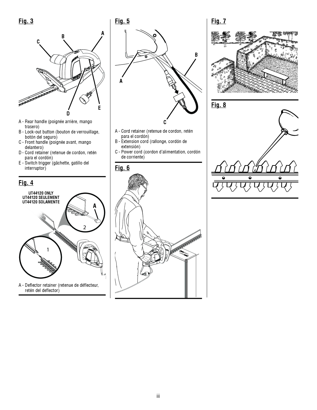 Homelite UT44121 manuel dutilisation Ba C 