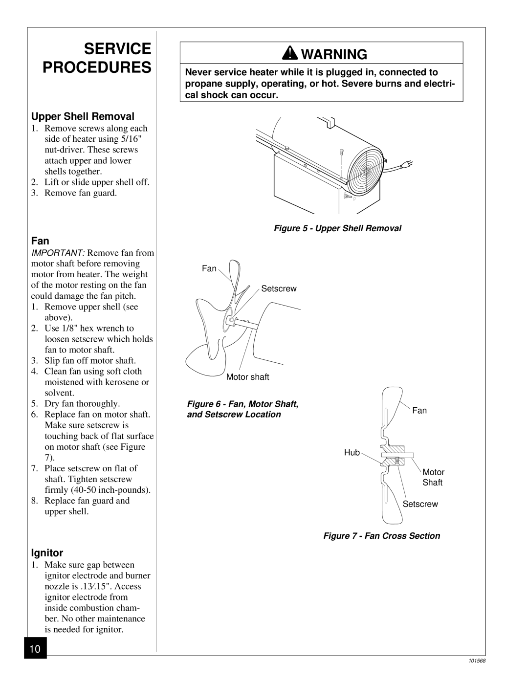 Homelite UT65052-A, HP155A owner manual Service Procedures, Upper Shell Removal 