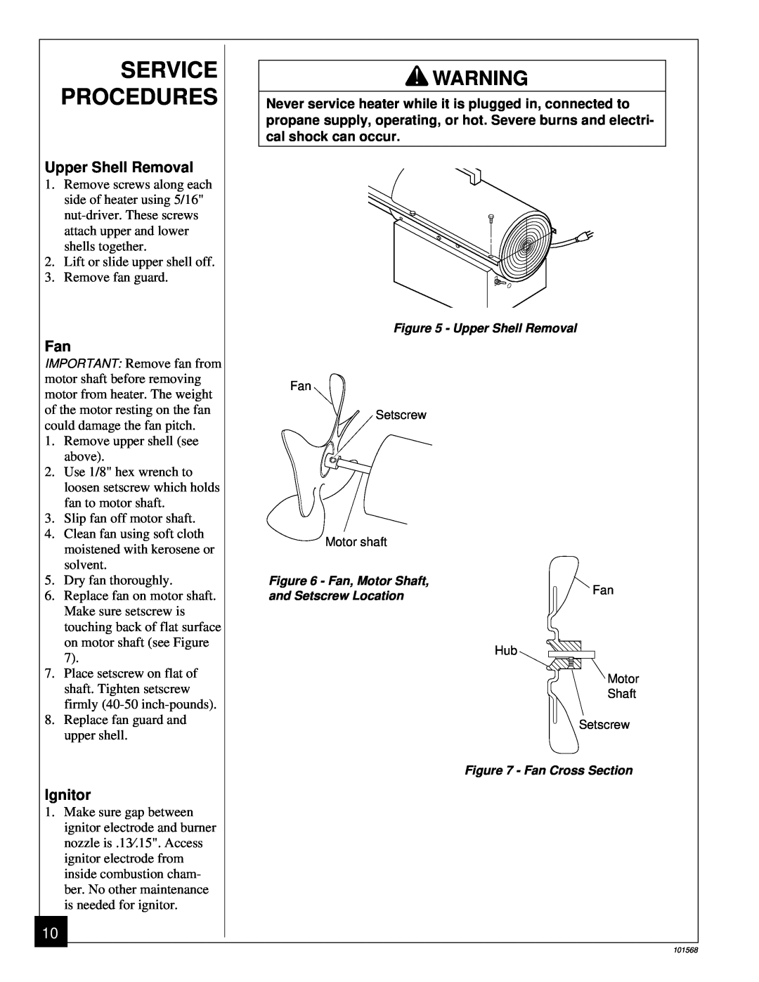 Homelite UT65052-A, HP155A owner manual Service Procedures, Upper Shell Removal, Ignitor 