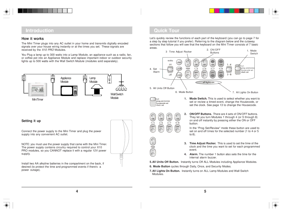 HomeTech XPMT1 owner manual Quick Tour, How it works, Setting it up 