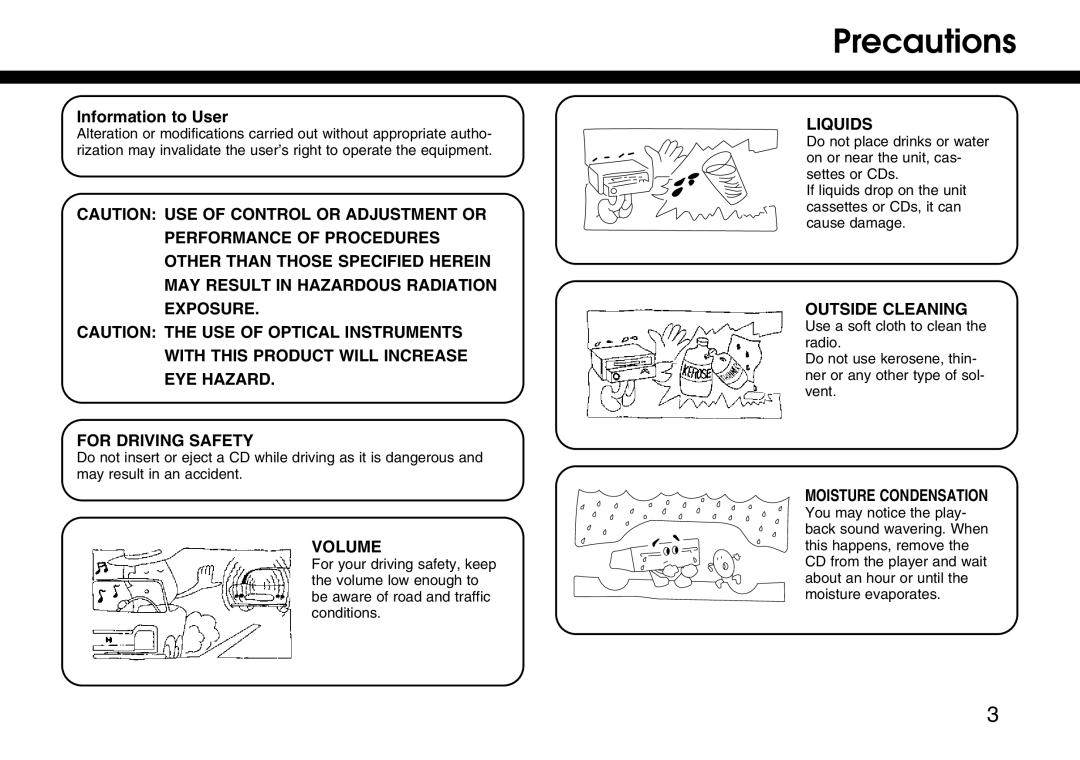 Honda Power Equipment 08A06-3E1-300 manual Precautions 