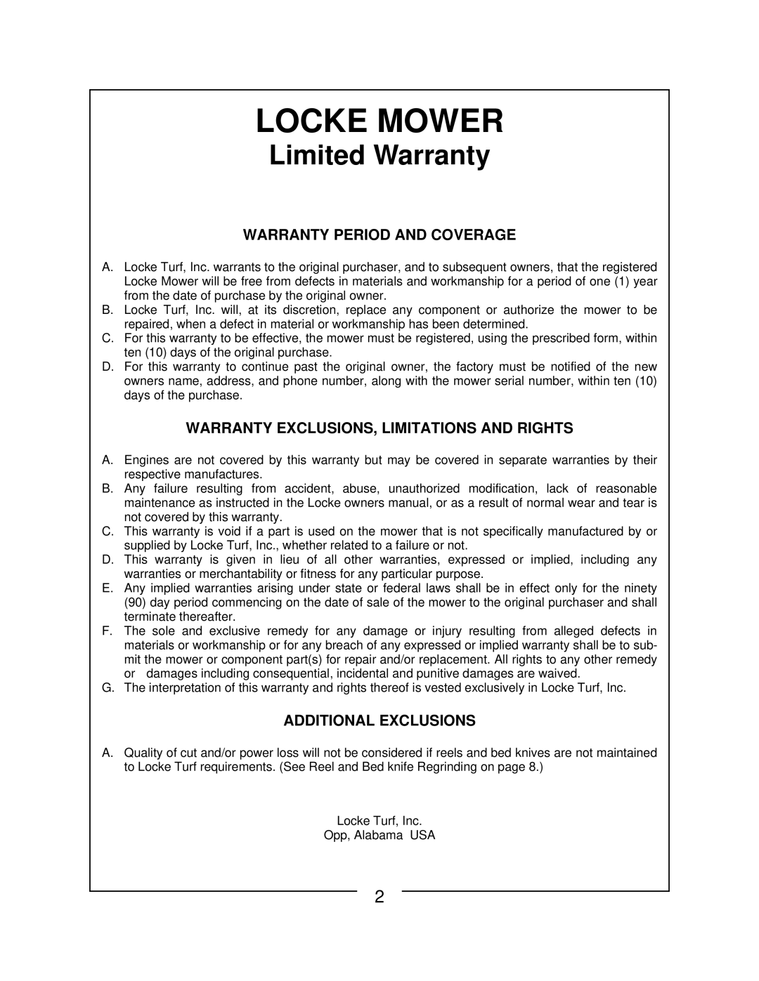 Honda Power Equipment 136, 130, 125 manual 