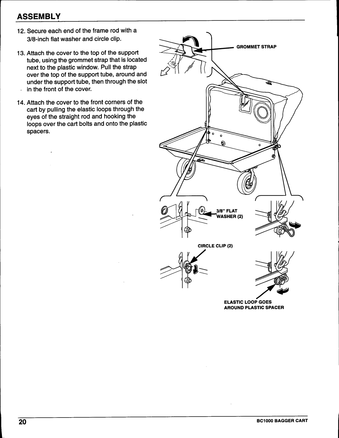 Honda Power Equipment BC100 manual Grommet Strap 