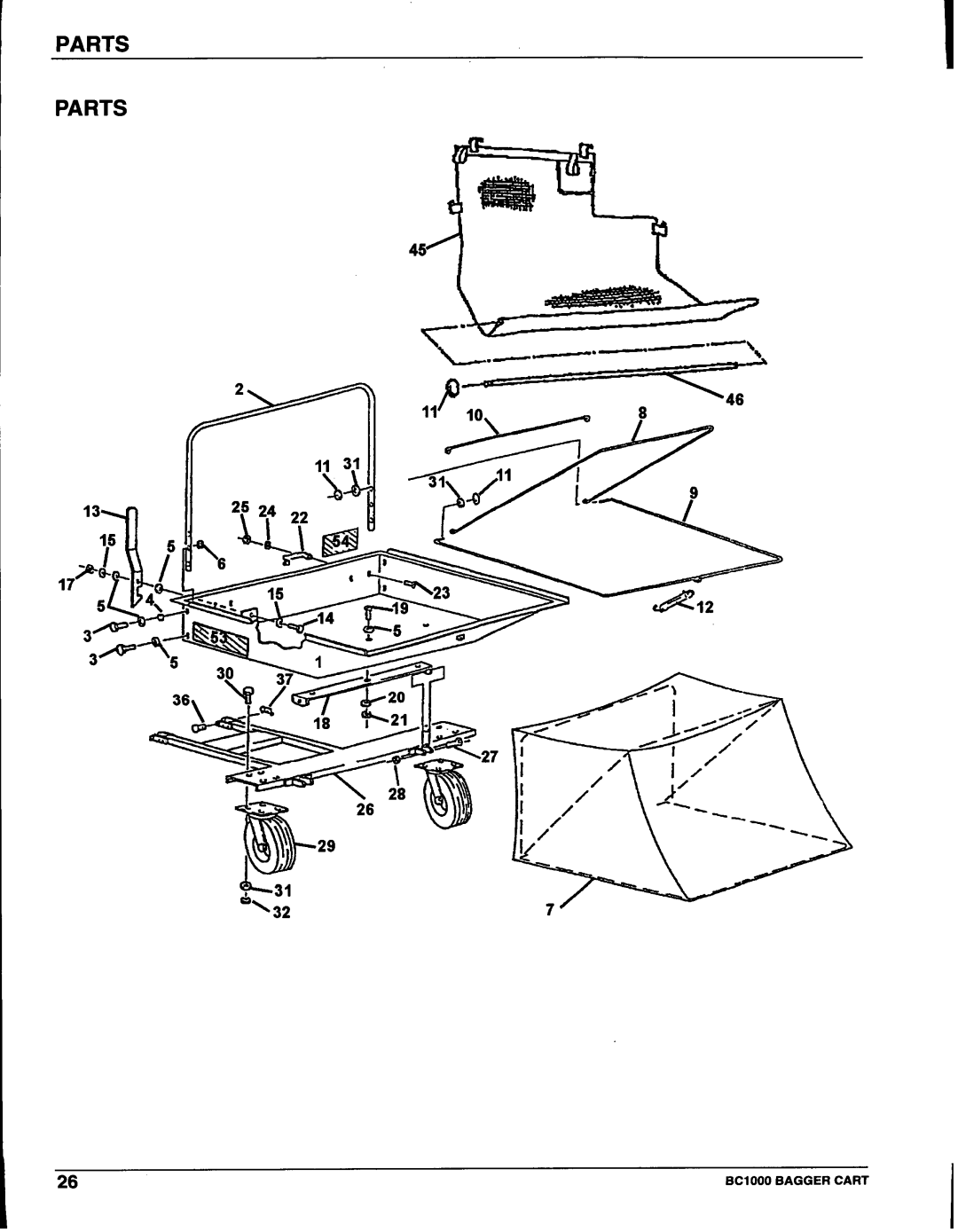 Honda Power Equipment BC100 manual Parts 