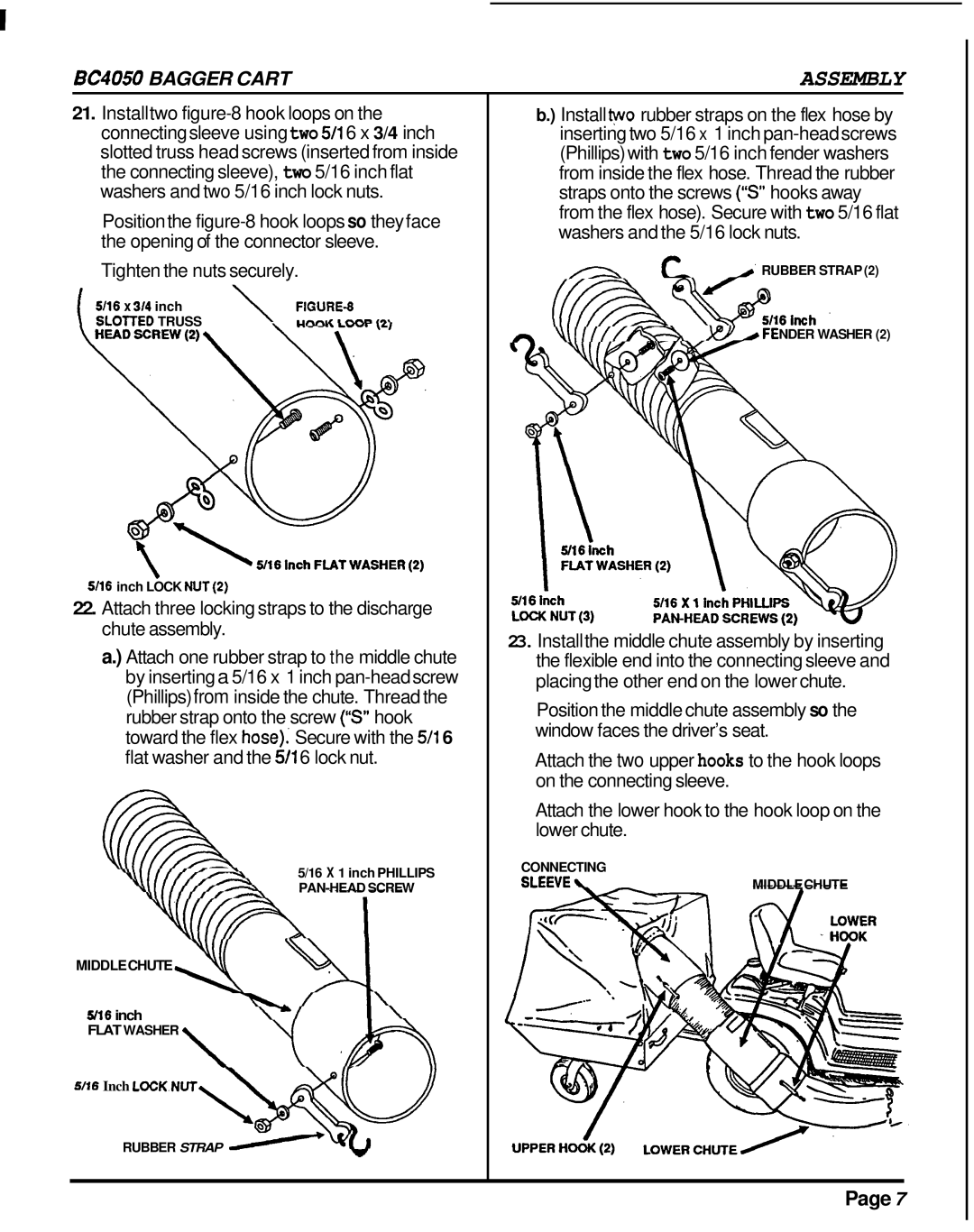 Honda Power Equipment BC4050 manual Assembly 