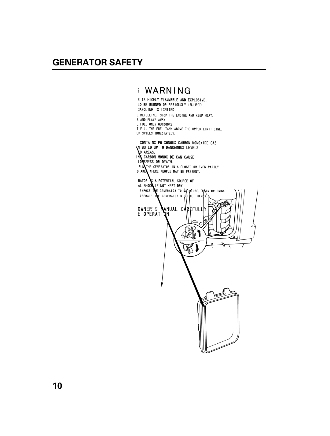 Honda Power Equipment DCX3000 manual AIR Cleaner Service 