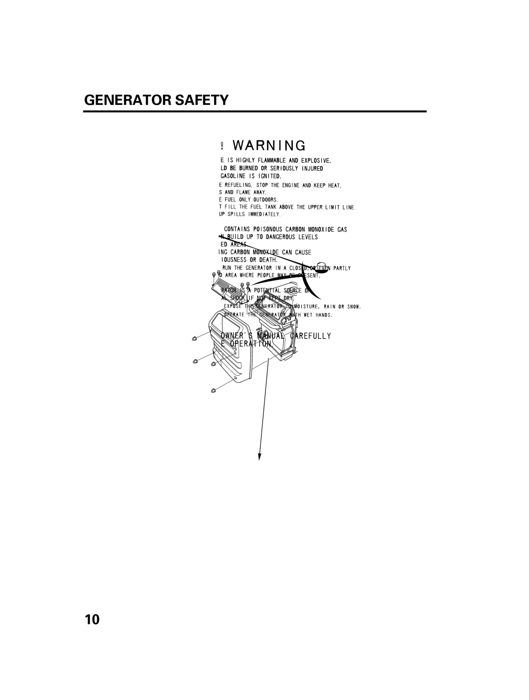 Honda Power Equipment DCX3000 manual Spark Arrester Service 