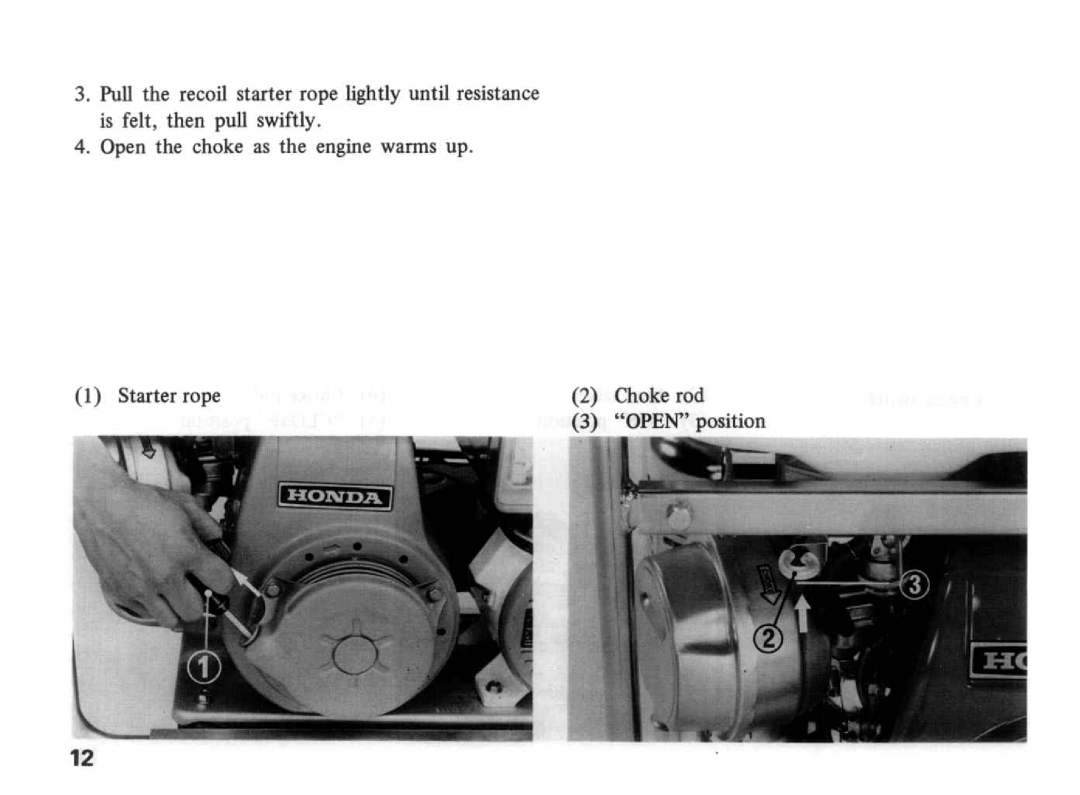 Honda Power Equipment E1500 manual 