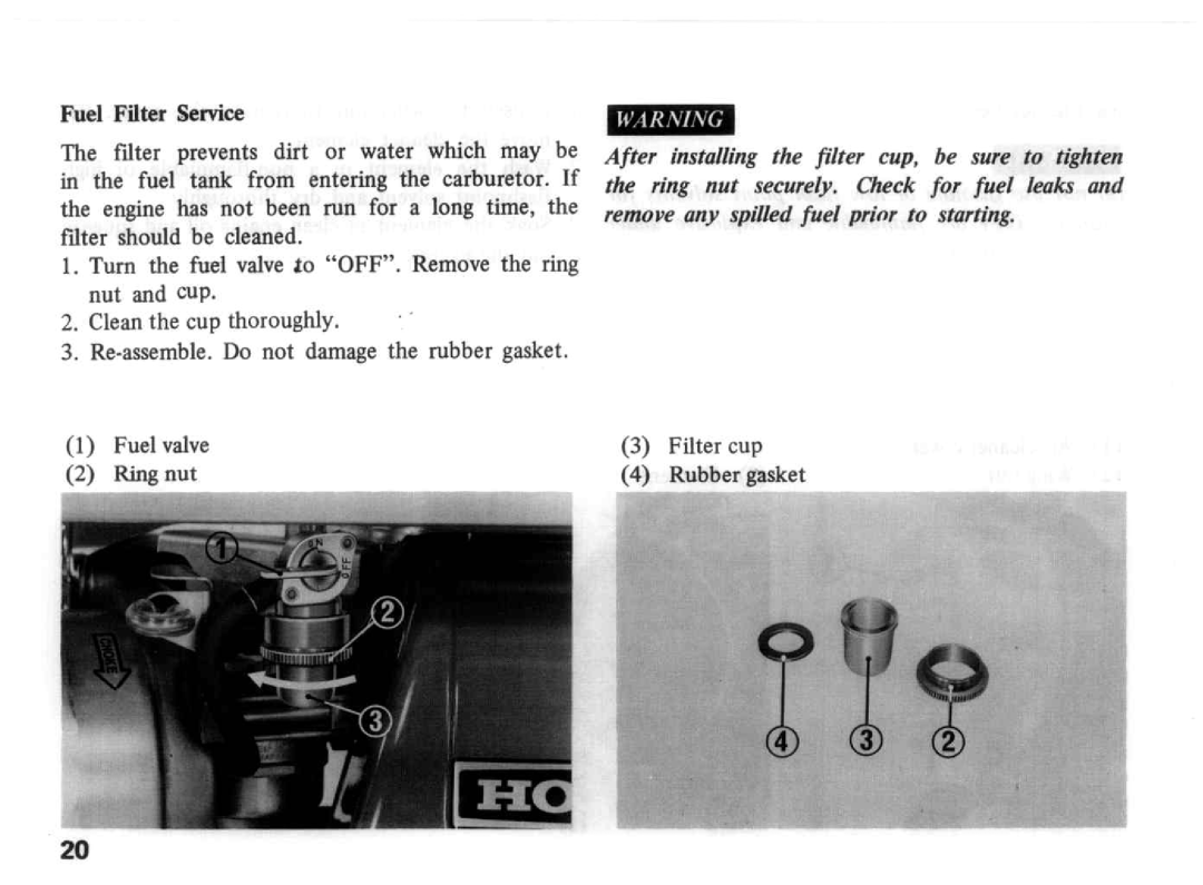 Honda Power Equipment E1500 manual 