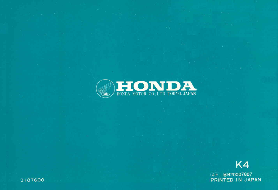 Honda Power Equipment E1500 manual 