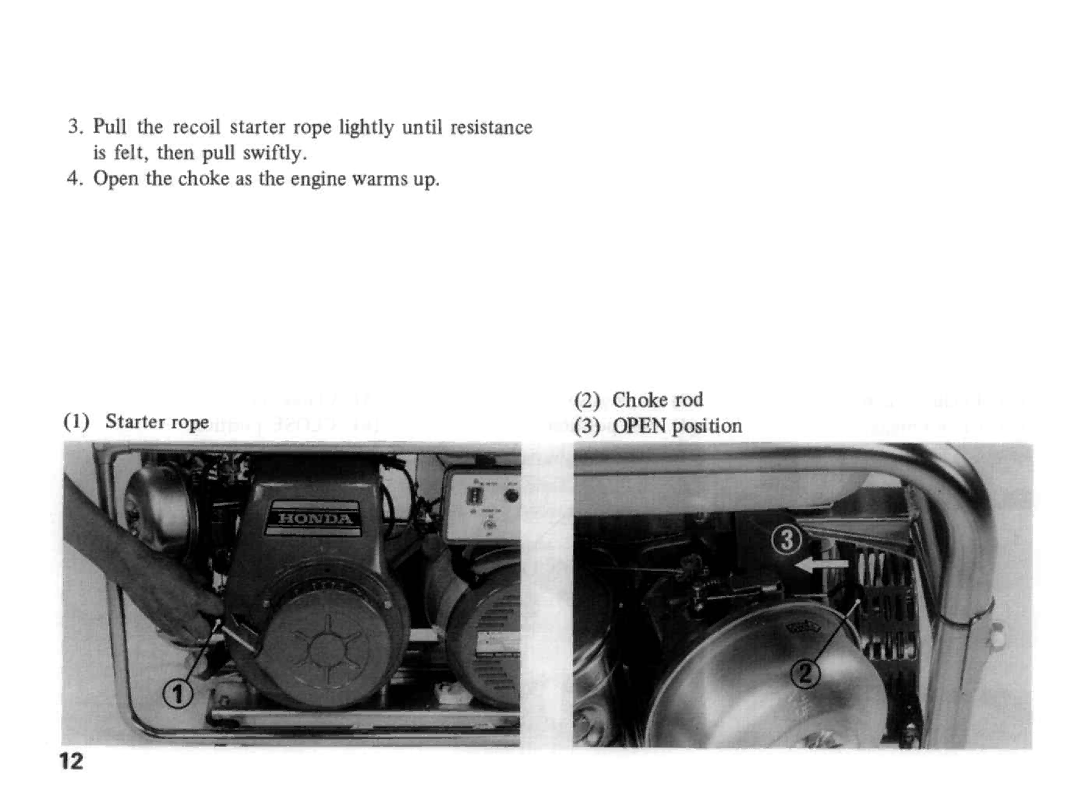 Honda Power Equipment E3500 manual 