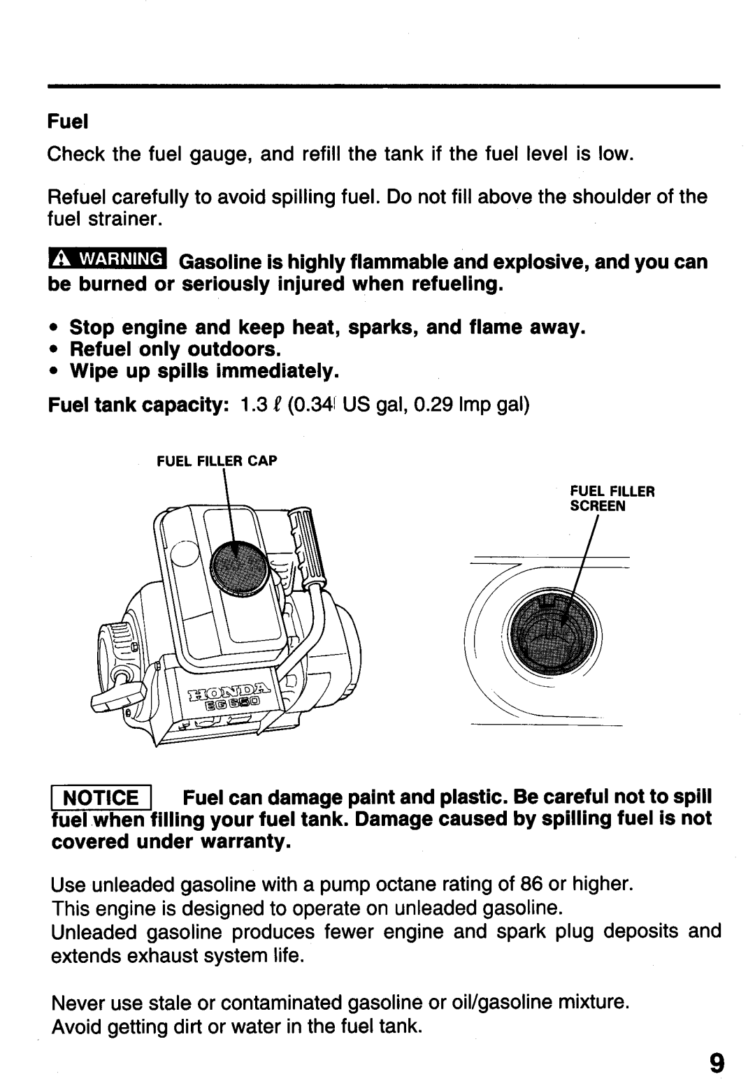 Honda Power Equipment EG650 manual 