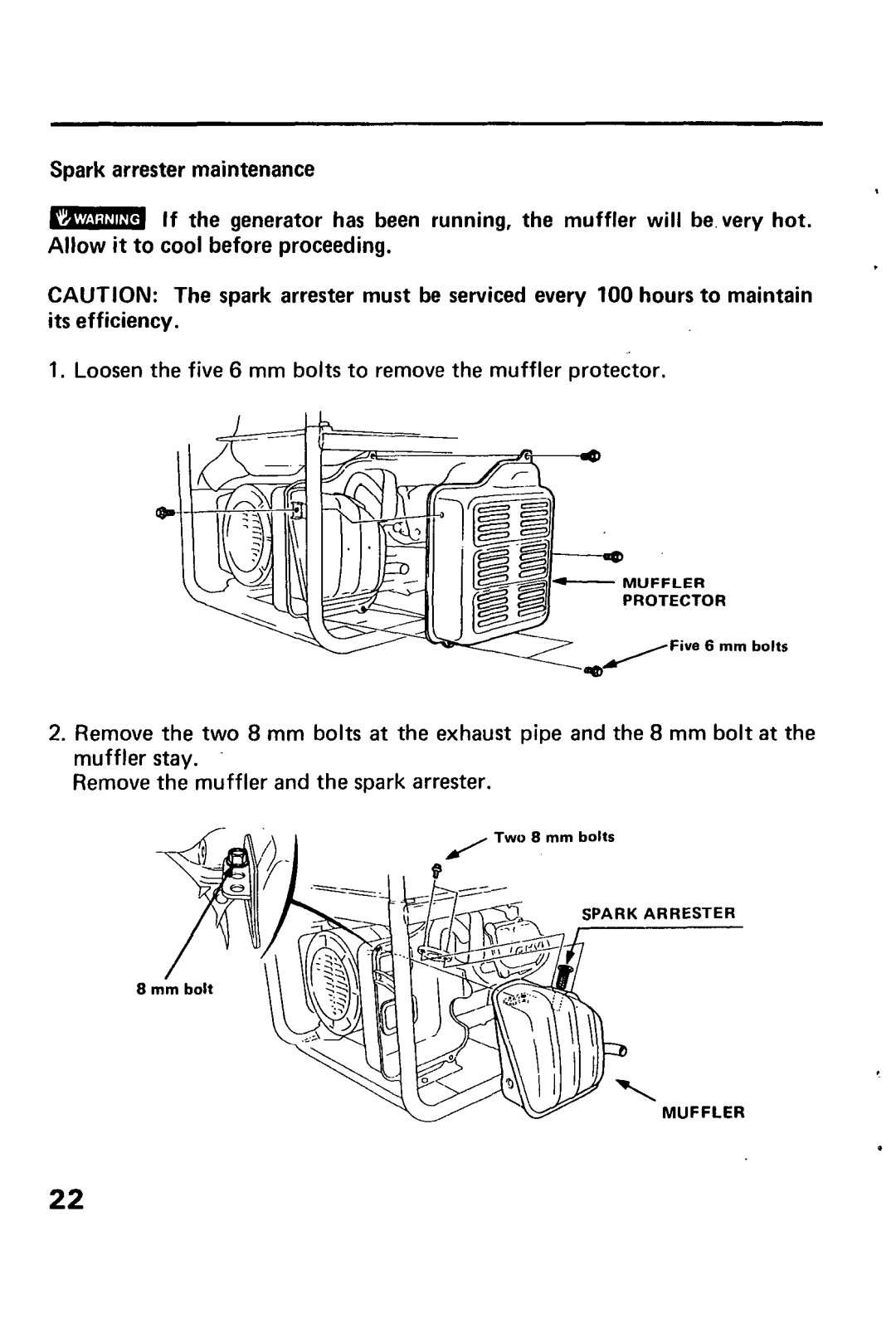 Honda Power Equipment EM1800X, EM2200X, EM1600X owner manual Protector 