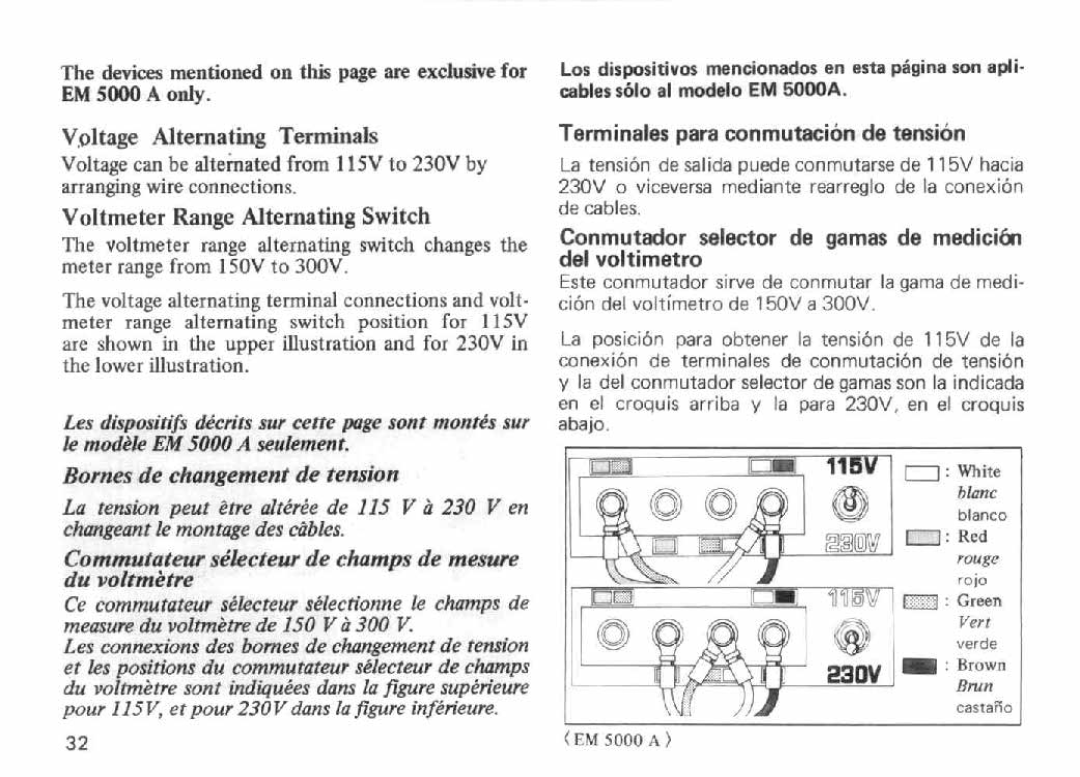 Honda Power Equipment EM5000 manual 