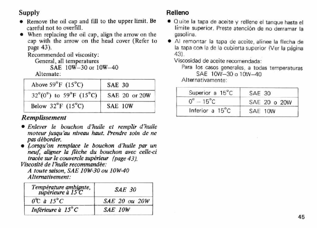 Honda Power Equipment EM5000 manual 