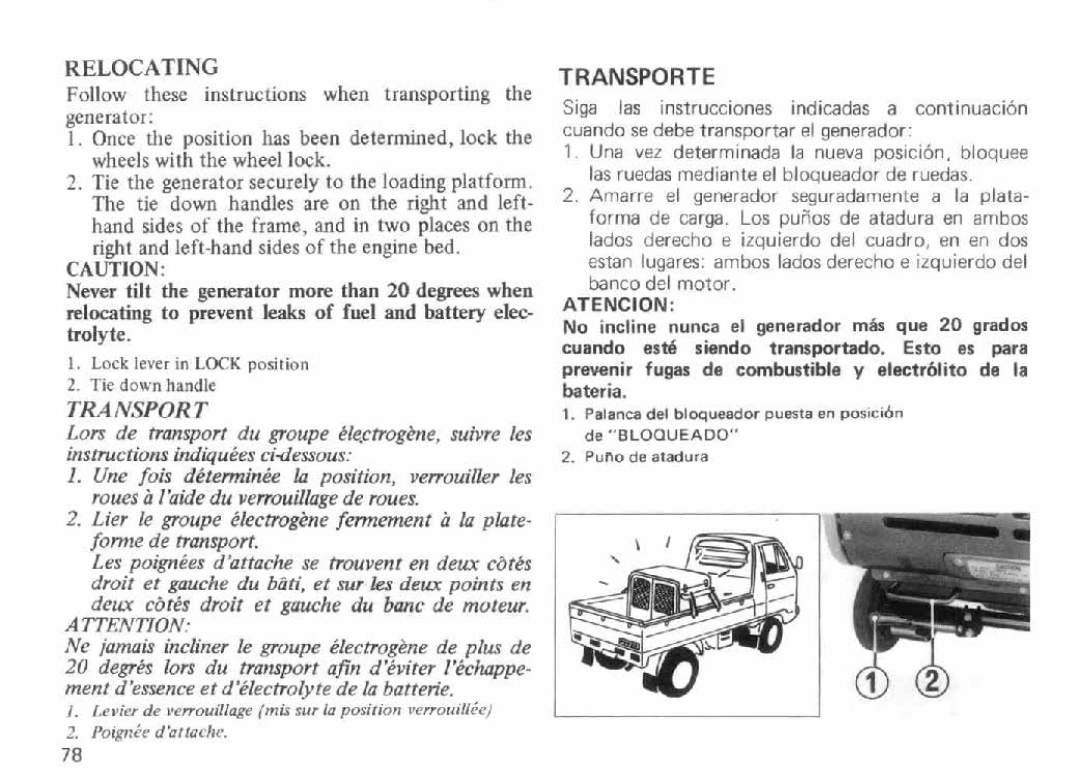 Honda Power Equipment EM5000 manual 