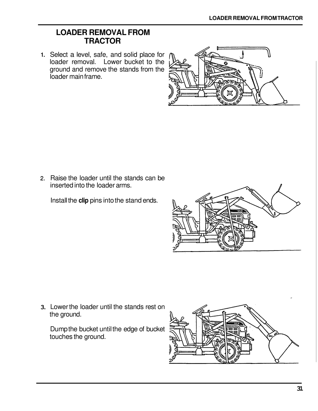 Honda Power Equipment FL5540K0 manual Loader Removal from Tractor 