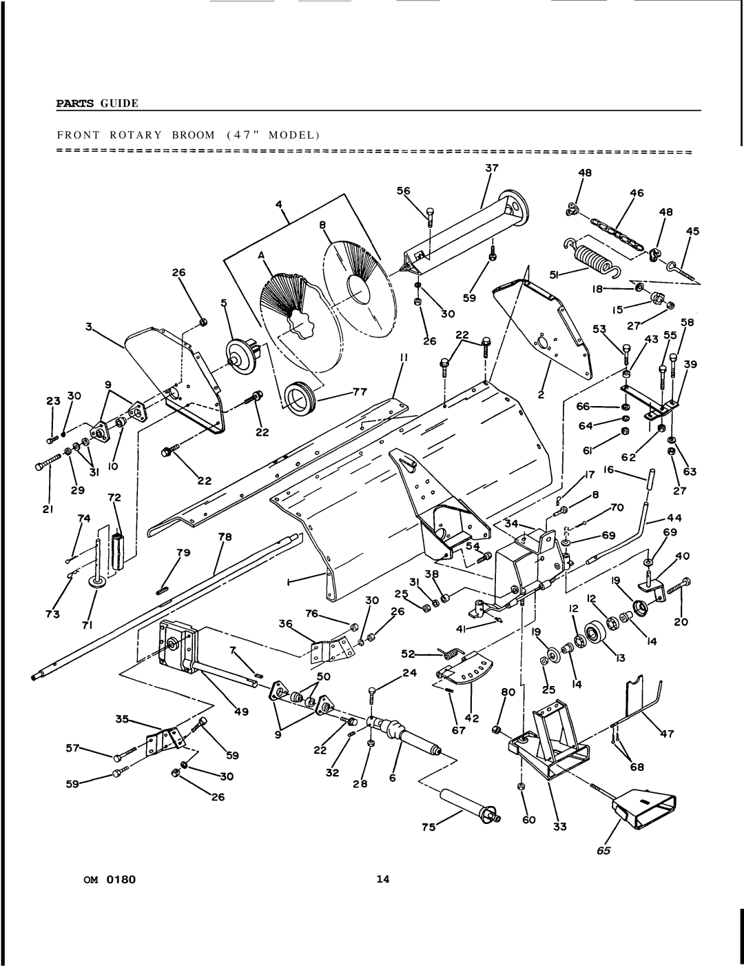 Honda Power Equipment FS5047 manual Parts Guide 