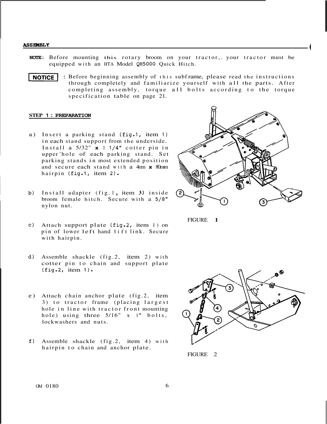 Honda Power Equipment FS5047 manual Before mounting this 