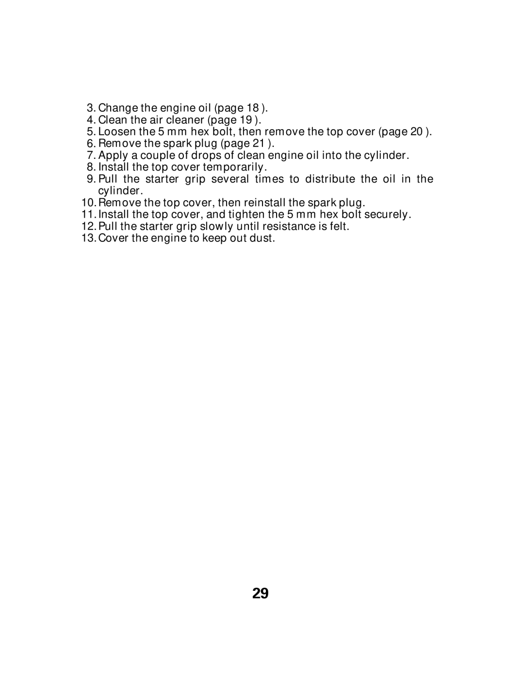 Honda Power Equipment GX25 owner manual 