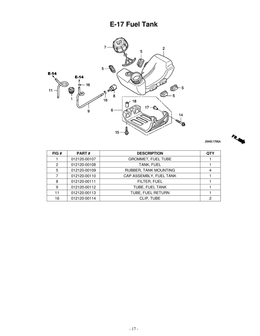 Honda Power Equipment GX35 service manual Fuel Tank 