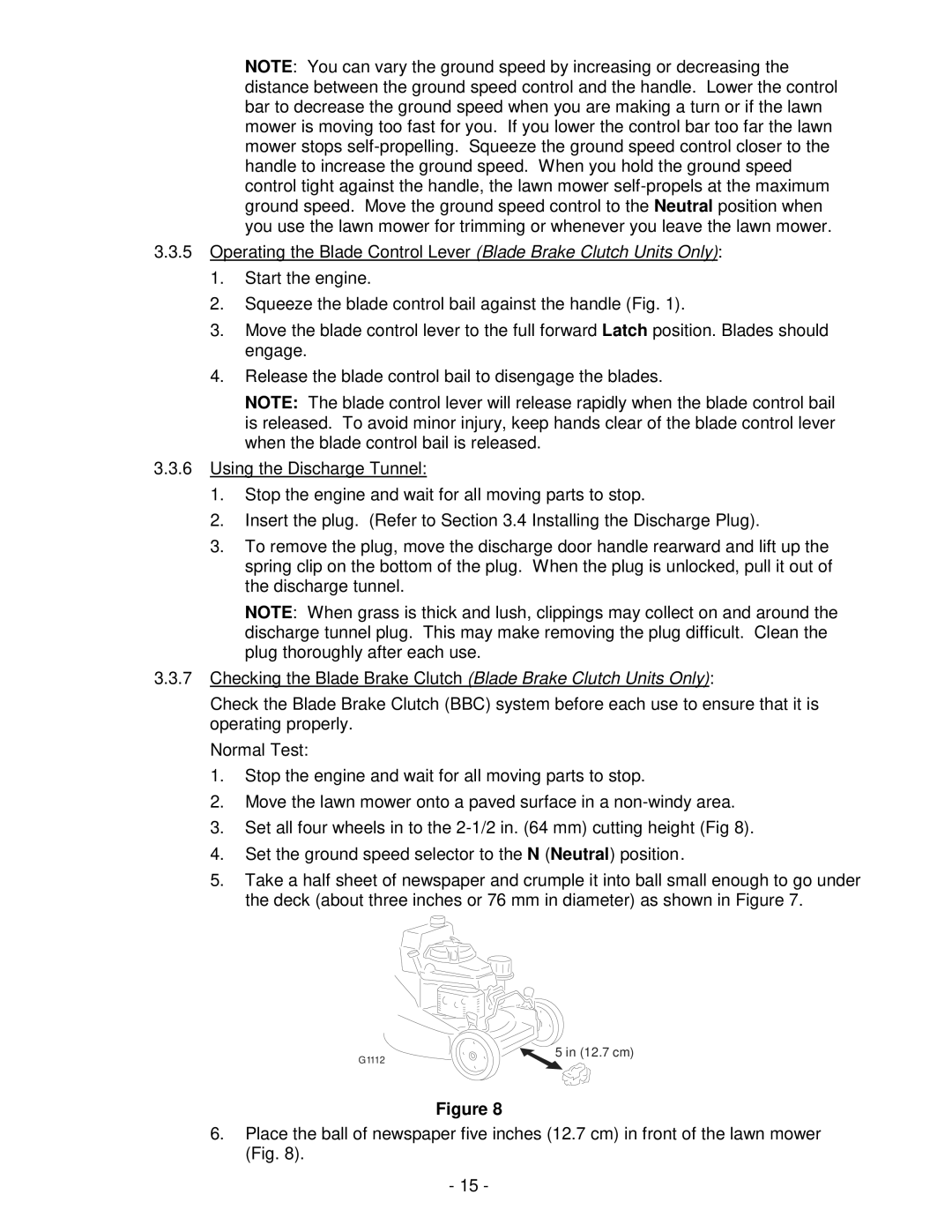 Honda Power Equipment metro 21 manual 12.7 cm 