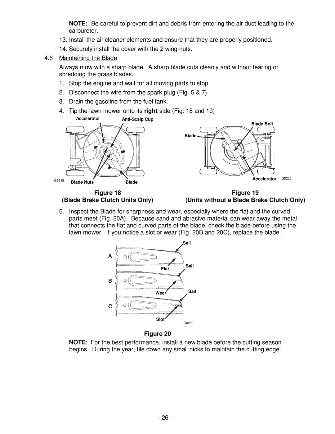 Honda Power Equipment metro 21 manual Accelerator 