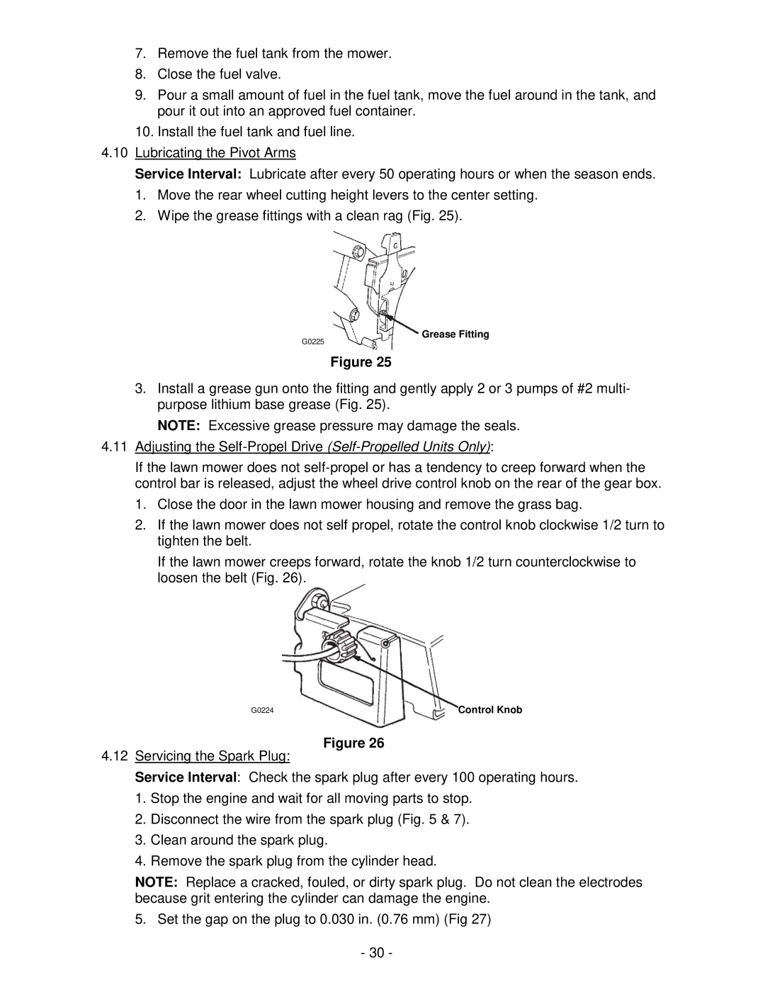 Honda Power Equipment metro 21 manual Grease Fitting 