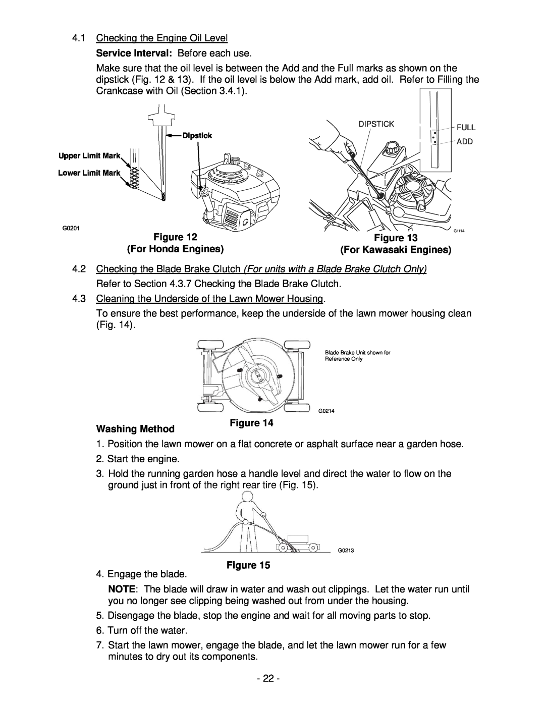 Honda Power Equipment metro 21 manual For Kawasaki Engines, Washing Method, For Honda Engines 