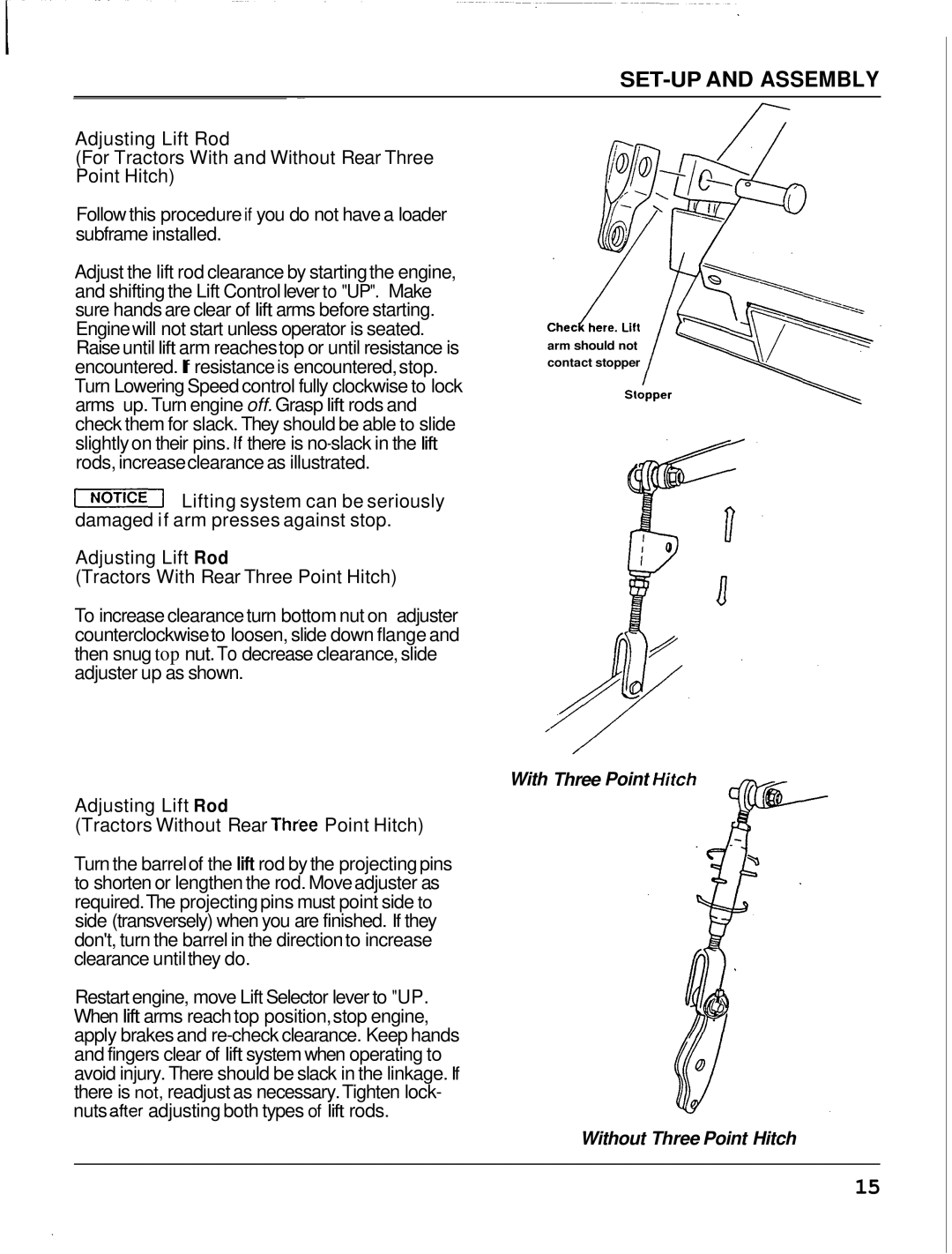 Honda Power Equipment MM60 manual With Three Point 