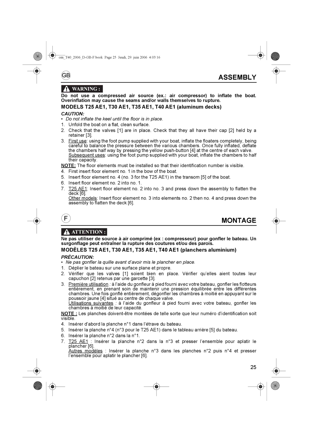 Honda Power Equipment T32, T38, T27, T20, T24 owner manual Models T25 AE1, T30 AE1, T35 AE1, T40 AE1 aluminum decks 