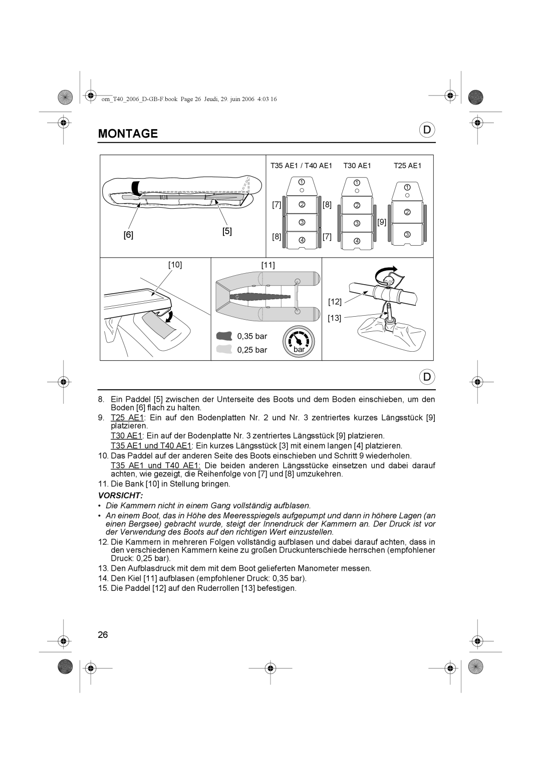 Honda Power Equipment T24, T32, T38, T35, T30, T40, T27, T20, T25 owner manual bar 25 bar 