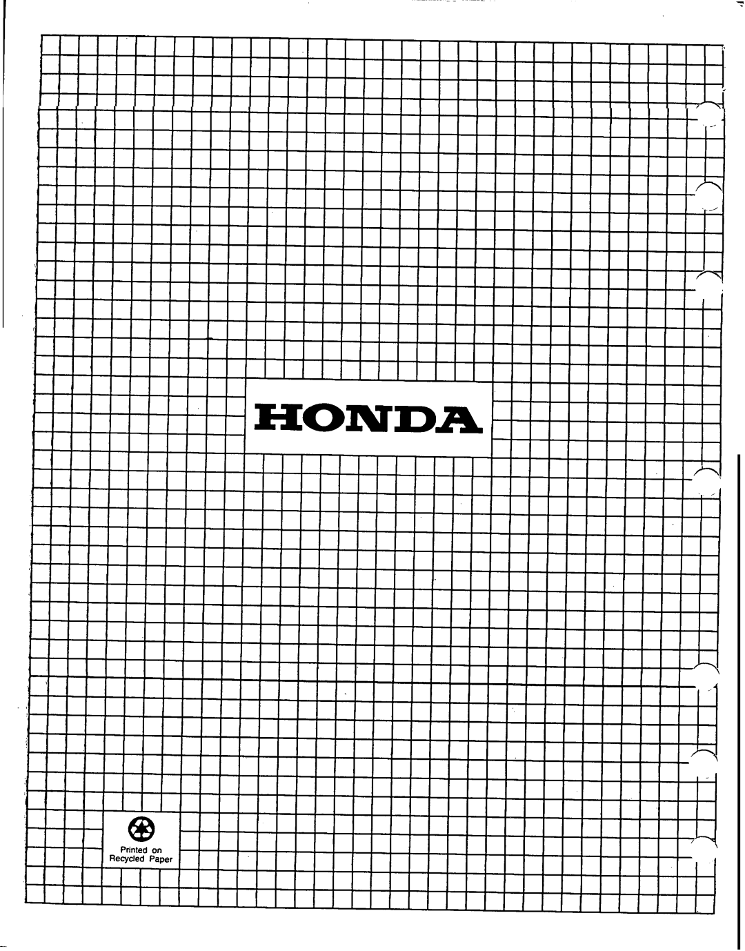 Honda Power Equipment TL5040 manual 