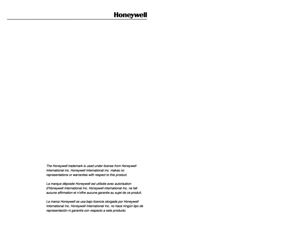 Honeywell 1101, 1108, 1106 manual 