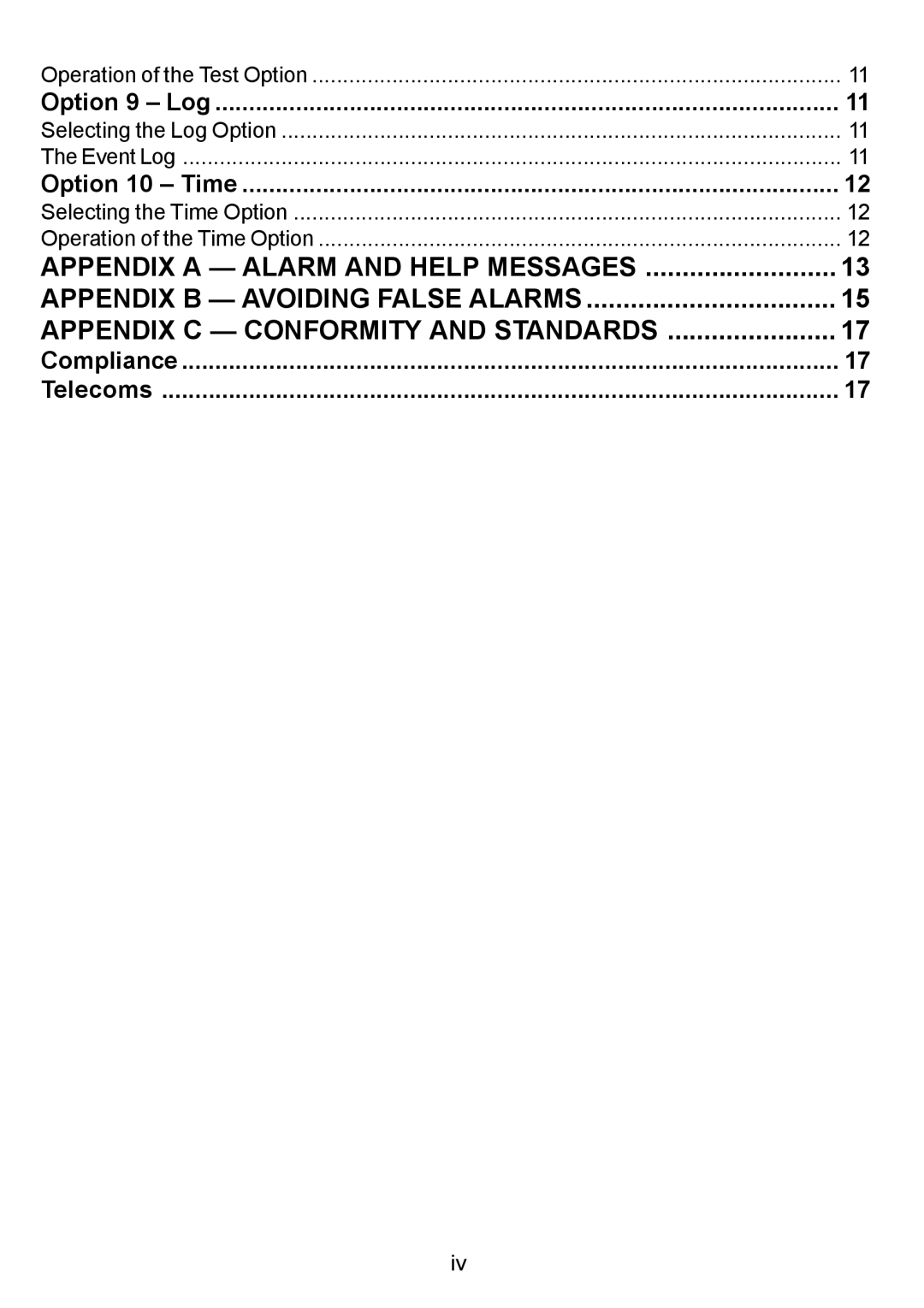 Honeywell 16 Plus manual Option 9 Log 