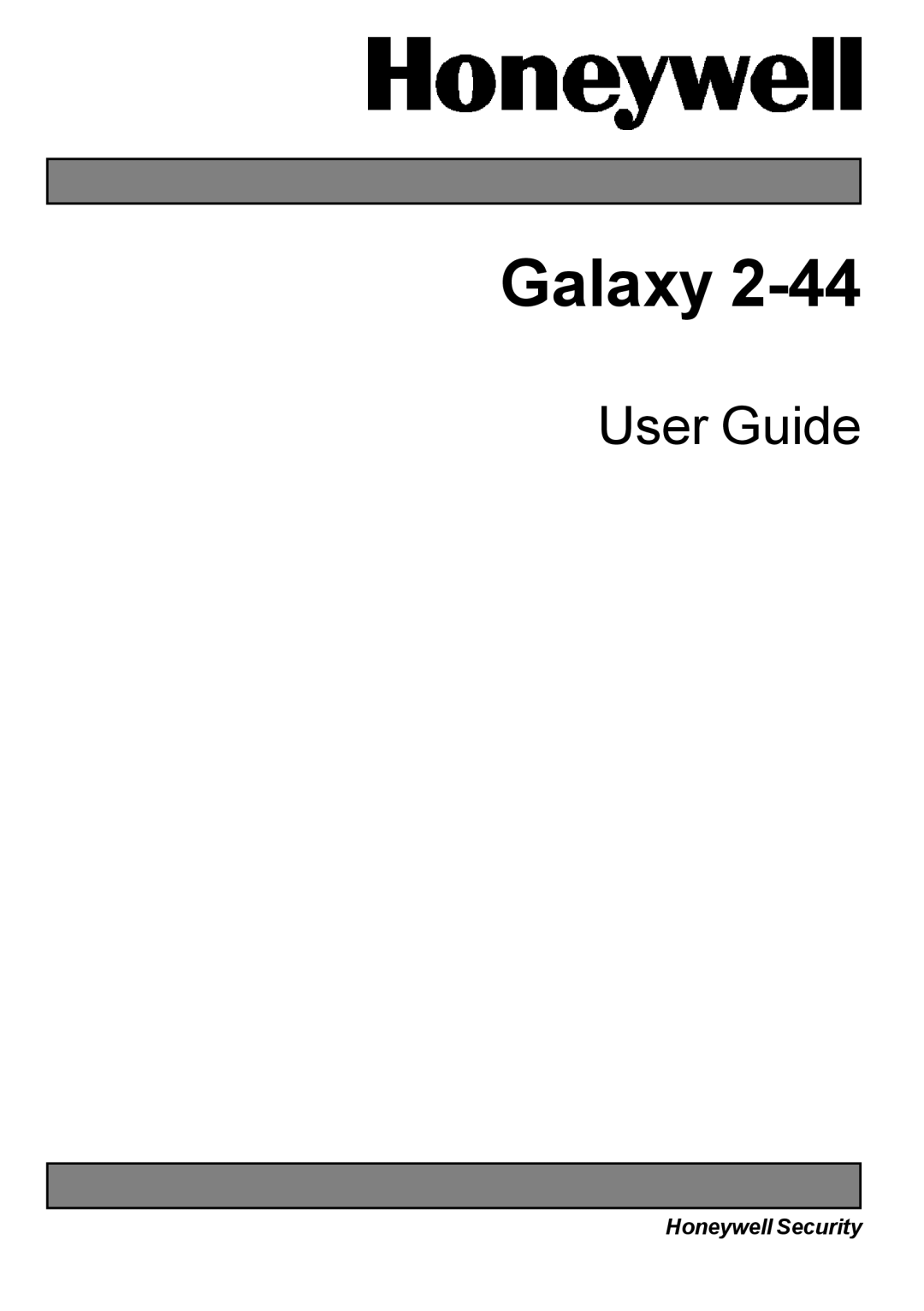 Honeywell 16103 manual Galaxy, User Guide, Honeywell Security 
