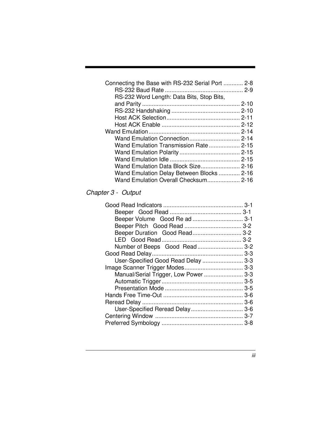 Honeywell 2020 manual Output 